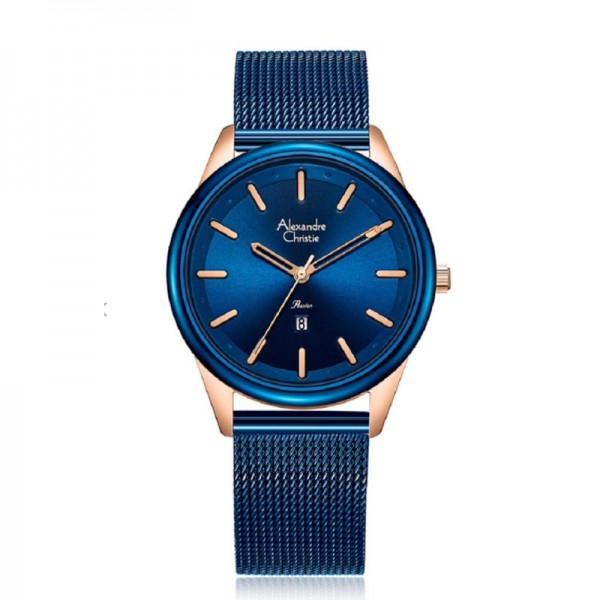 Alexandre Christie AC 2960 Rosegold Blue LDBURBU